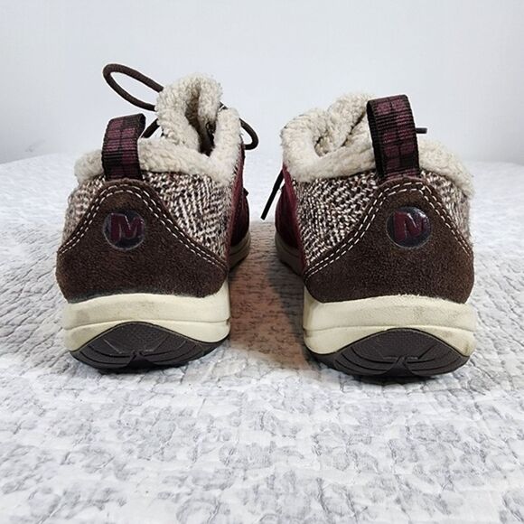Merrell Windsor Wine Kamori Chill Windsor Hiking Shoes Sneakers Size 7 - Picture 4 of 7